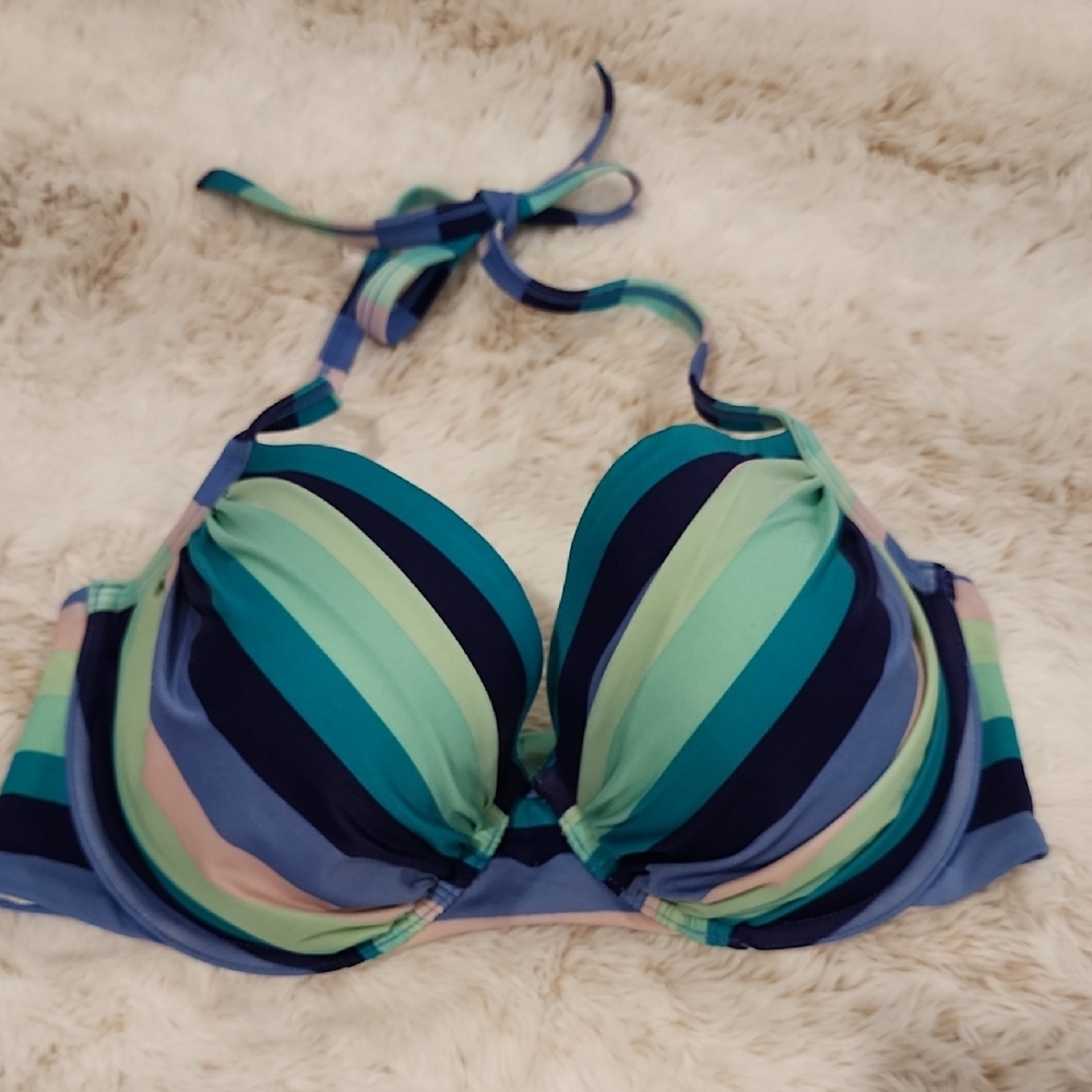 Victoria's Secret Striped Bikini Top
